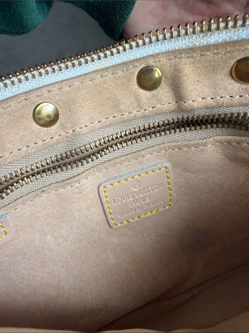 Louis Vuitton Multicolor Monogram Mini Bag on White Canvas with Tan Trim - Picture 6 of 6
